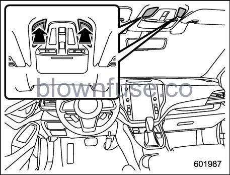 2022 Subaru Outback Interior Light fig 4