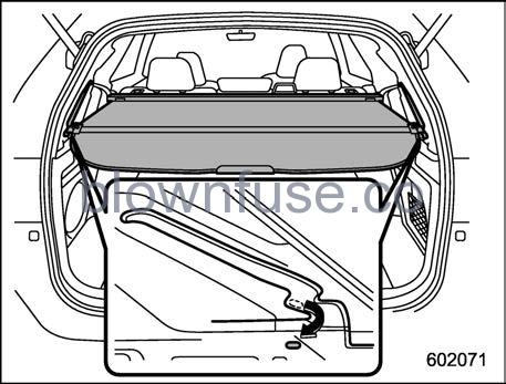 2022 Subaru Outback Lifting Cargo Cover (Outback Subaru Outback Wilderness – If Equipped) fig 12