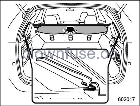 2022 Subaru Outback Lifting Cargo Cover (Outback Subaru Outback Wilderness – If Equipped) fig 13