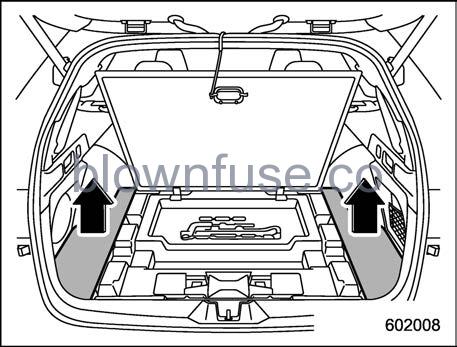 2022 Subaru Outback Lifting Cargo Cover (Outback Subaru Outback Wilderness – If Equipped) fig 3