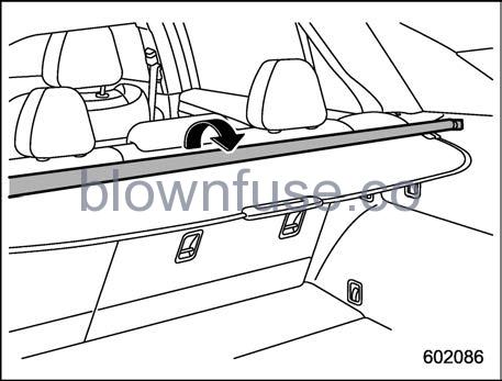 2022 Subaru Outback Lifting Cargo Cover (Outback Subaru Outback Wilderness – If Equipped) fig 7