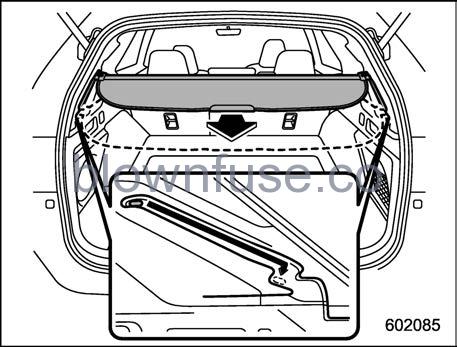 2022 Subaru Outback Lifting Cargo Cover (Outback Subaru Outback Wilderness – If Equipped) fig 8