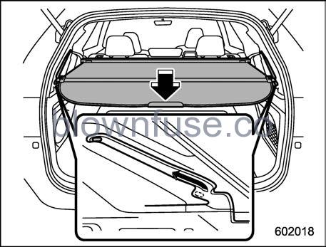 2022 Subaru Outback Lifting Cargo Cover (Outback Subaru Outback Wilderness – If Equipped) fig 9