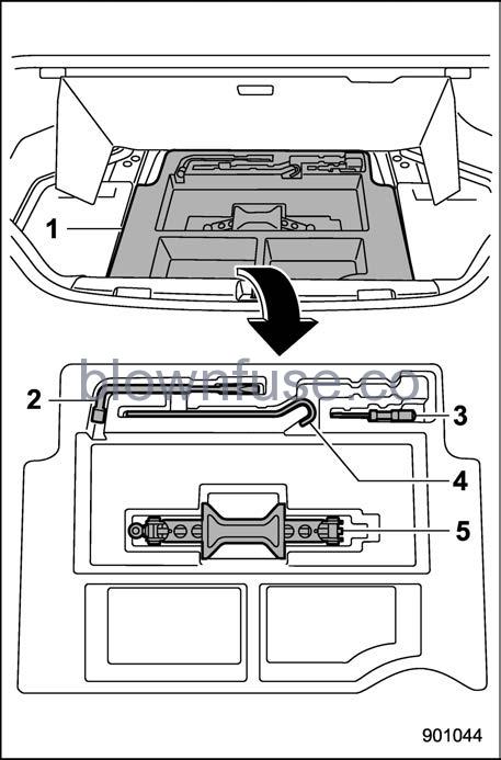 2022 Subaru Outback Maintenance Tools FIG 2