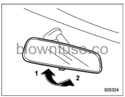 2022 Subaru Outback Mirrors FIG 1