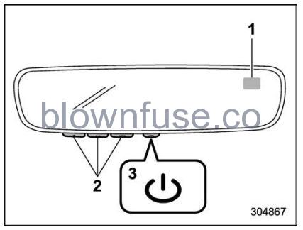 2022 Subaru Outback Mirrors FIG 2