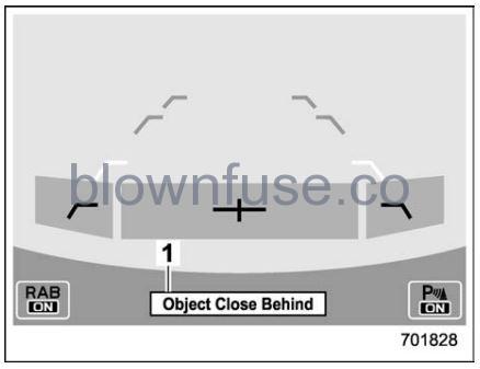 2022 Subaru Outback Reverse Automatic Braking (RAB) System (If Equipped) fig 11