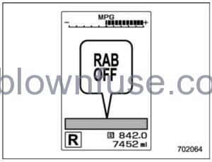 2022 Subaru Outback Reverse Automatic Braking (RAB) System User Manual ...