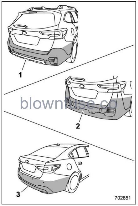Subaru Rab Icon 2022 Subaru Outback Reverse Automatic Braking (RAB) System User Manual ...