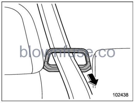 2022 Subaru Outback Seatbelts FIG 14