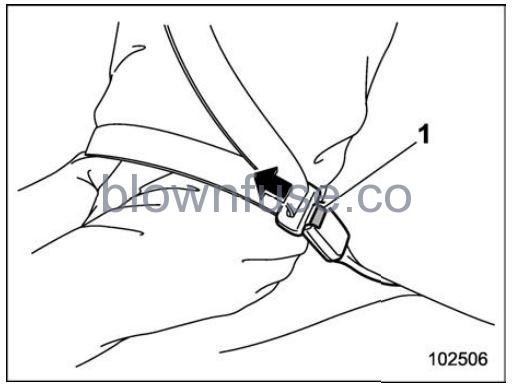 2022 Subaru Outback Seatbelts FIG 19