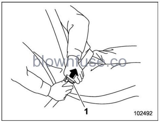 2022 Subaru Outback Seatbelts FIG 6