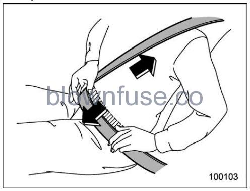 2022 Subaru Outback Seatbelts FIG 8