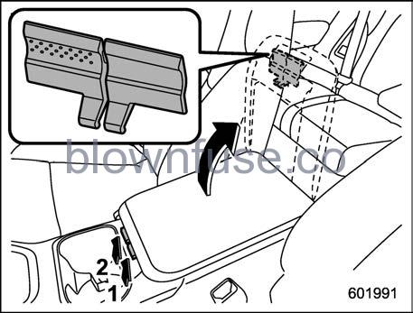 2022 Subaru Outback Storage Compartment fig 2