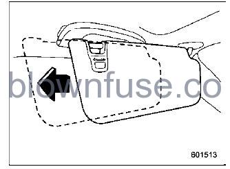 2022 Subaru Outback Sun Visors fig 3