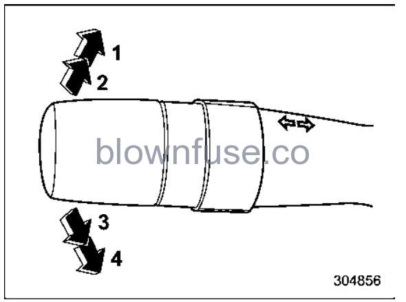 2022 Subaru Outback Turn Signal Lever fig 1