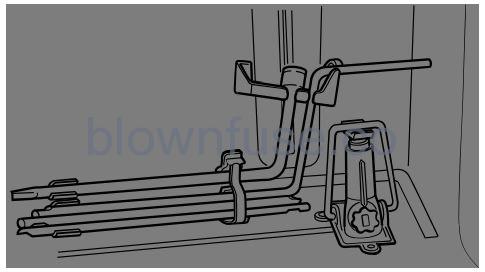 2023 Ford E-350 CHANGING A ROAD WHEEL FIG 4