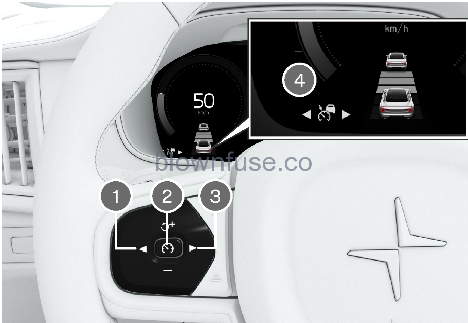 2021 Polestar 1 Adaptive Cruise Control 10.