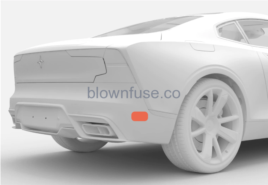 2021 Polestar 1 Blind Spot Information 4