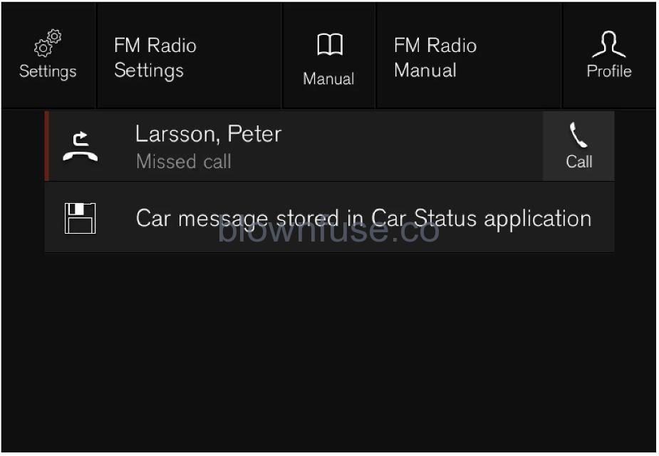 2021 Polestar 1 Handling messages