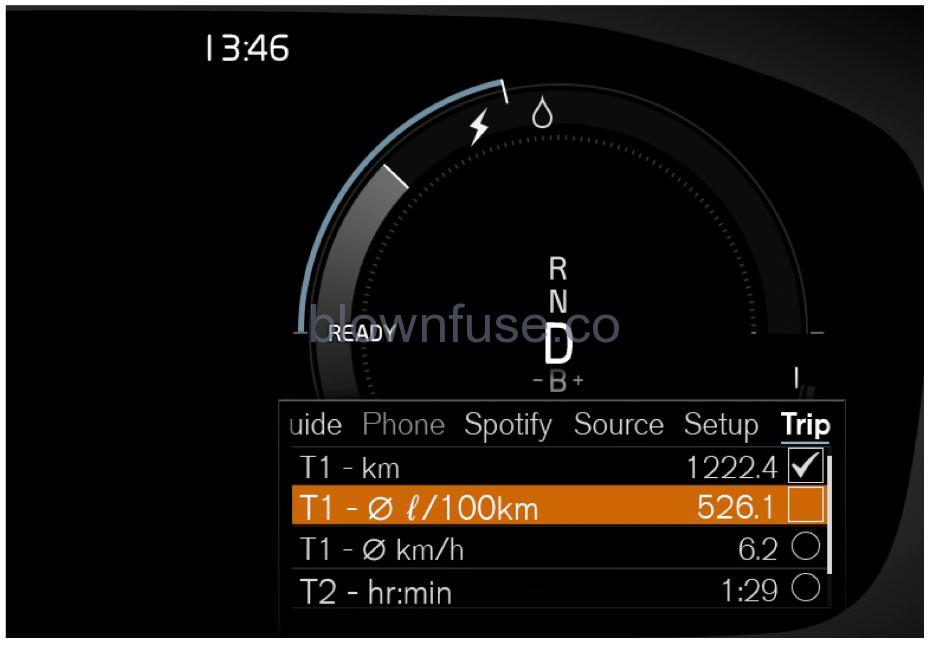 2021 Polestar 1 Trip computer (3)