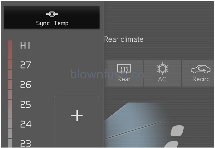 2021 Polestar 2 Climate controls for passenger compartment 8