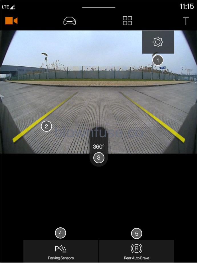 2021 Polestar 2 Park Assist Camera