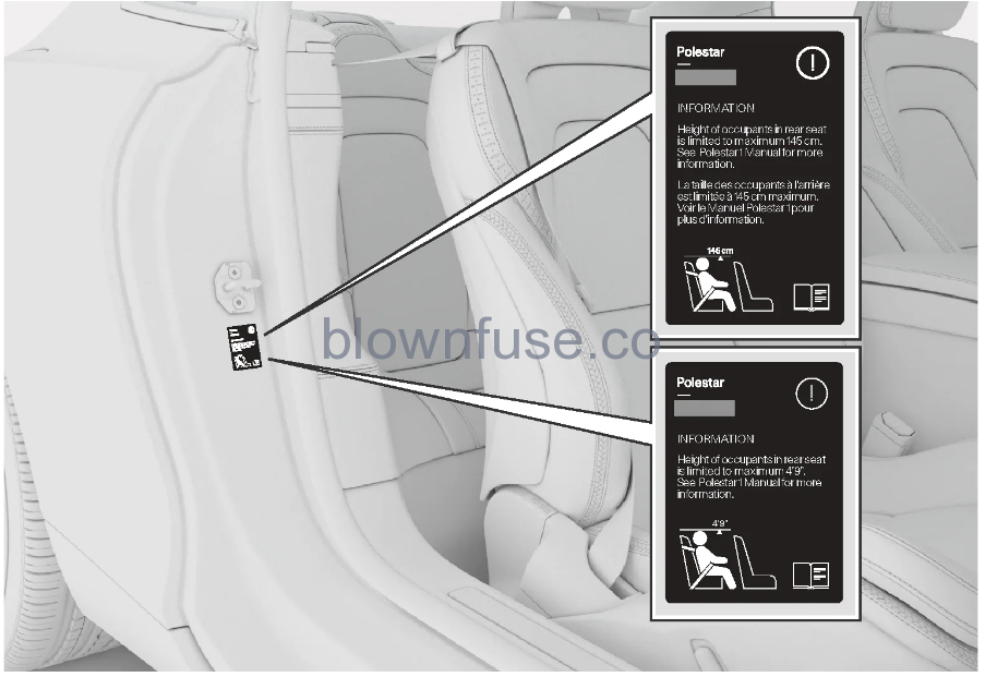 2021 Polestar 2 Rear seat 2