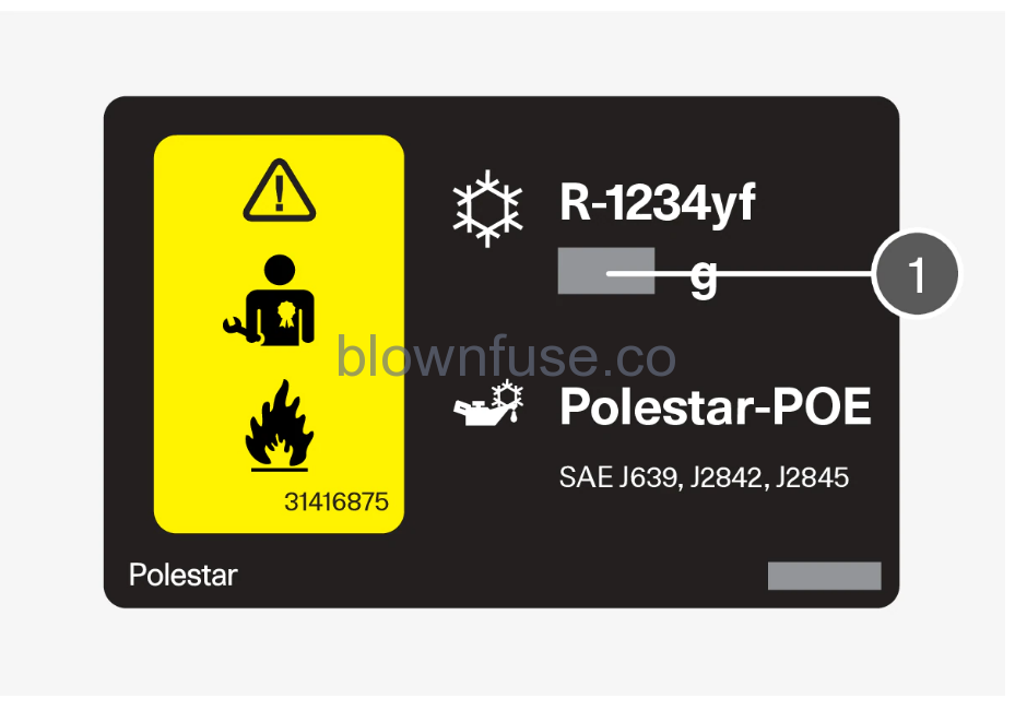 2021 Polestar 2 Specifications for fluids and lubricants-7