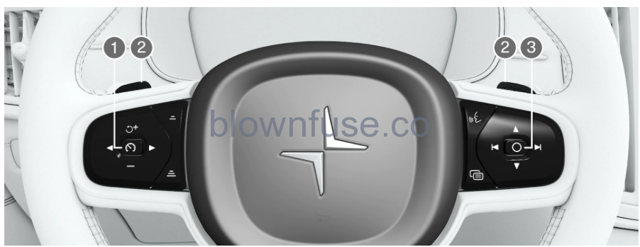 2021 Polestar 2 Steering wheel 6