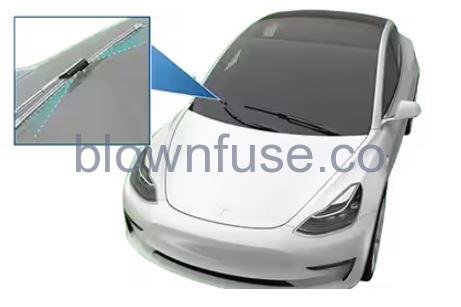 2021 Tesla Model 3 Wiper Blades and Washer Jets-1