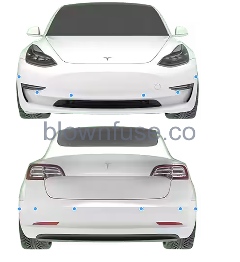 2021 Tesla Model 3 Park Assist-Fig-01