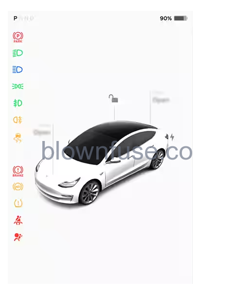 2021 Tesla Model 3 Car Status-Fig-01