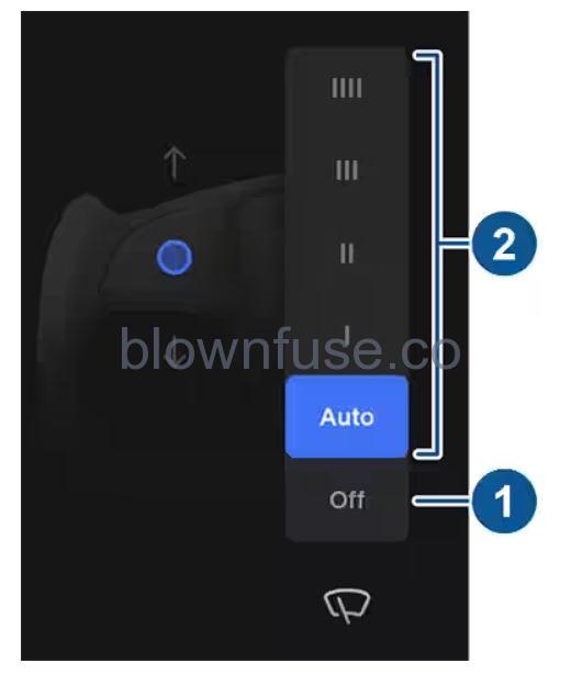 2021 Tesla Model S Wipers and Washers FIG 1