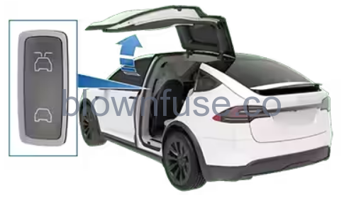 2021 Tesla Model X Doors 2