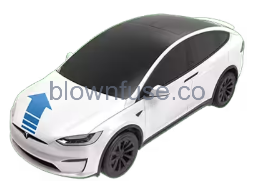 2021 Tesla Model X Front Trunk 1