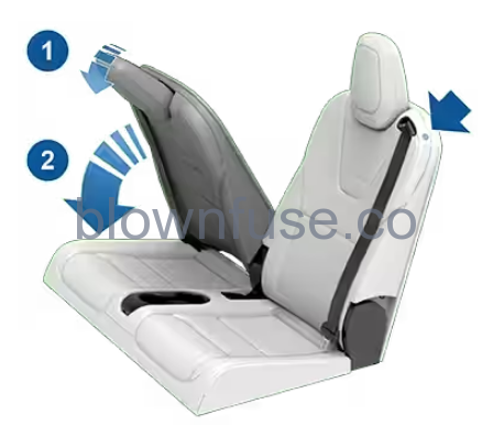 2021 Tesla Model X Front and Rear Seats 9