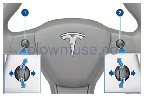 2021 Tesla Model Y  Steering Wheel 1