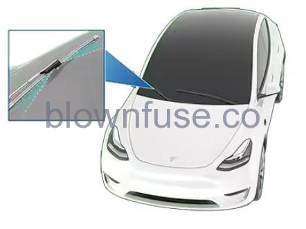 2021 Tesla Model Y Wiper Blades and Washer Jets