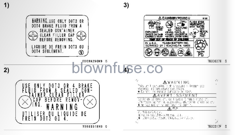 2022-Kawasaki-KLX-230-S/KLX-230-S-ABS-Location-of-Labels-FIG-5