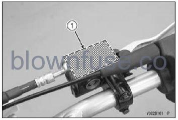 2022-Kawasaki-KLX140R-Location-of-Labels-FIG-1