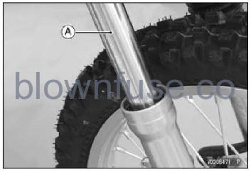 2022-Kawasaki-KLX140R-Front-Suspension-FIG-1