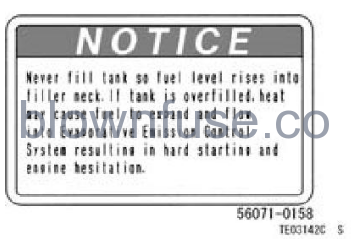 2022-Kawasaki-KLX300/KLX300SM-Location-of-Labels-FIG-12