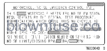 2022-Kawasaki-KLX300/KLX300SM-Location-of-Labels-FIG-14