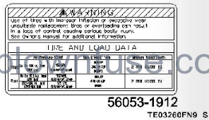 2022-Kawasaki-KLX300/KLX300SM-Location-of-Labels-FIG-17