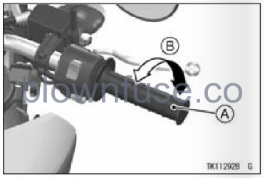 2022-Kawasaki-KLX300/KLX300SM-Throttle-Control-System-FIG-1