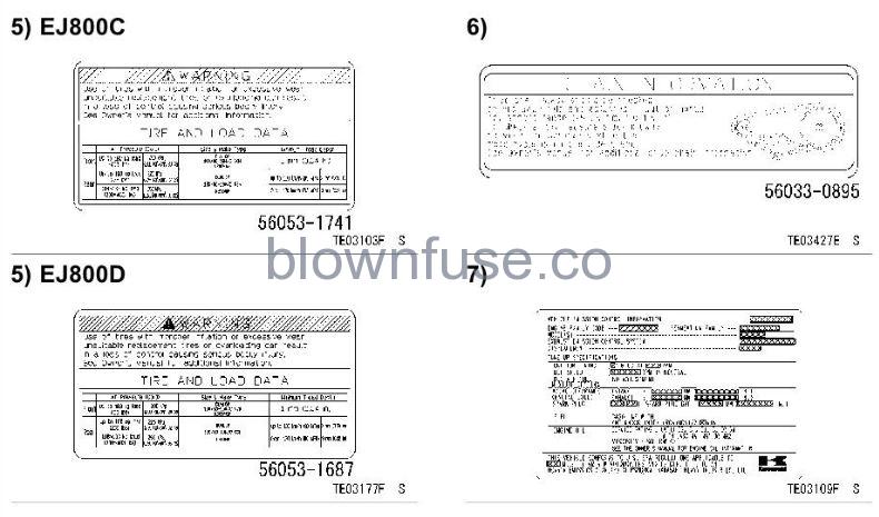 2022-Kawasaki-W800-Location-of-Labels-FIG-7