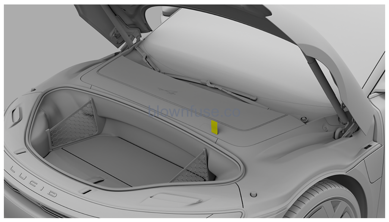2022 Lucid Air Disabling the Power System Owners Manual – Blown Fuse