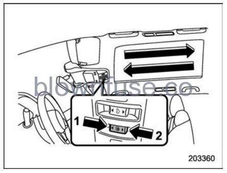 2022 Subaru Ascent Moonroof (if equipped) fig 1