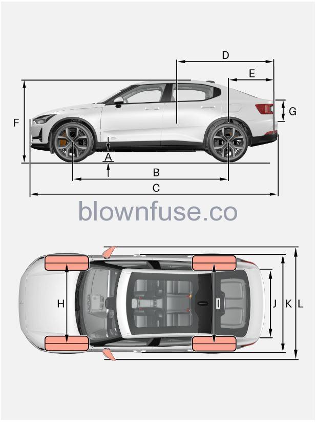 2023-Polestar-2-Dimensions-and-weights-fig-1